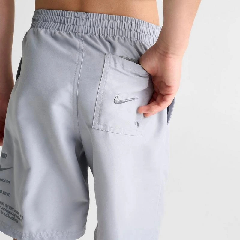 NIKE Big Kids
 Nike Stacked Logo Swim Shorts 6