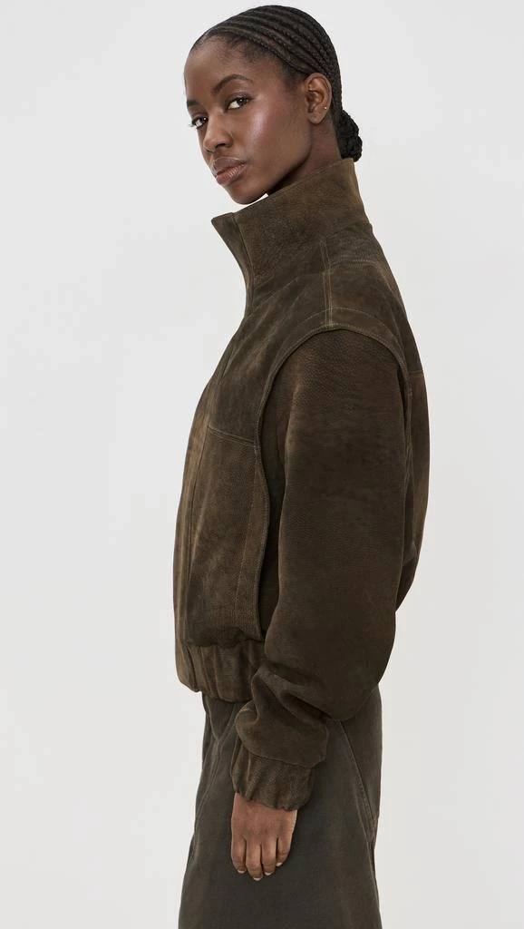 LaQuan Smith Bomber Jacket with Front Placket 3