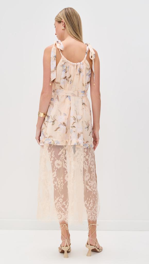 Zimmermann Cascadian Lace Slip Dress