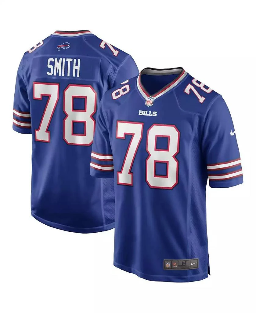 NIKE Men's Bruce Smith Royal Buffalo Bills Game Retired Player Jersey 1