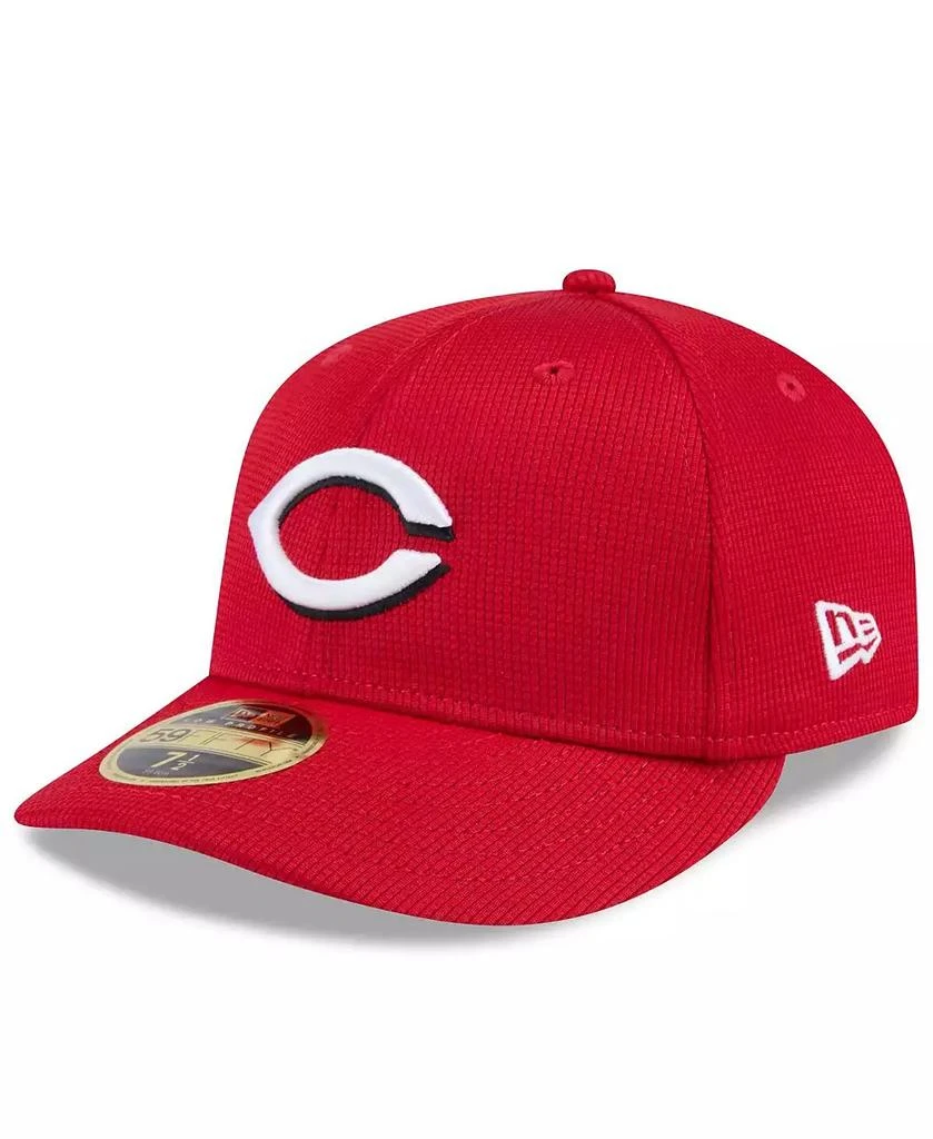 New Era Men's Red Cincinnati Reds 2025 Spring Training Low Profile 59FIFTY Fitted Hat 4