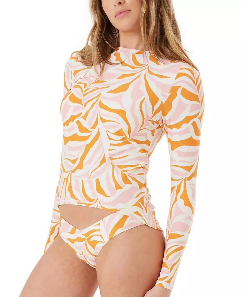 Roxy Juniors' Sea Skippin Surfers Paradise Long-Sleeve Rashguard 3