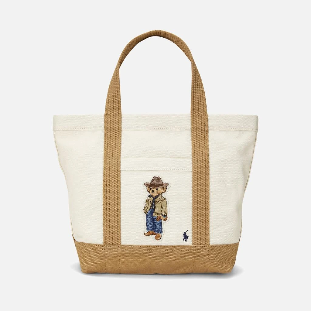 undefined Polo Ralph Lauren Bear Small Canvas Tote Bag 1