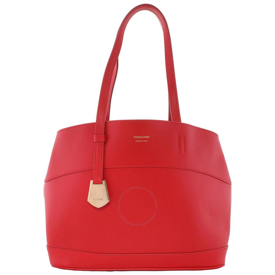 Salvatore Ferragamo Logo-Print Charming S Tote Bag 1