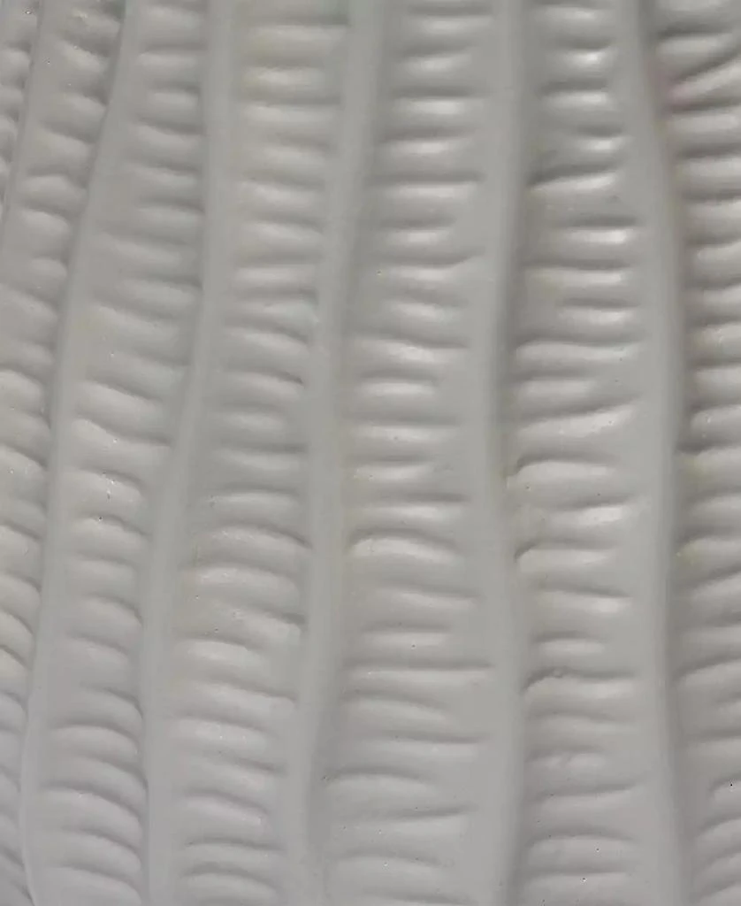 Simple Designs 11.02" Traditional Mini Modern Ceramic Texture Pastel Accent Bedside Table Desk Lamp with Matching Fabric Shade 58