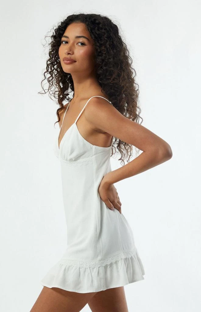 LA Hearts Aspyn Linen Babydoll Mini Dress 3