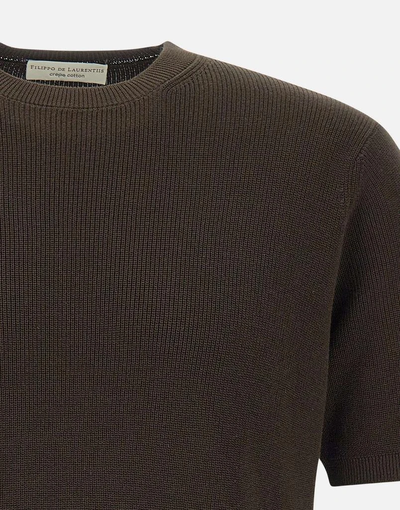 FILIPPO DE LAURENTIIS Cotton crepe sweater 4