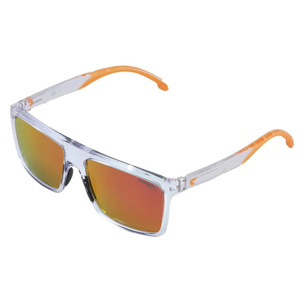 Carrera Orange Browline Men's Sunglasses CARRERA 8055/S 0900/UZ 58 3