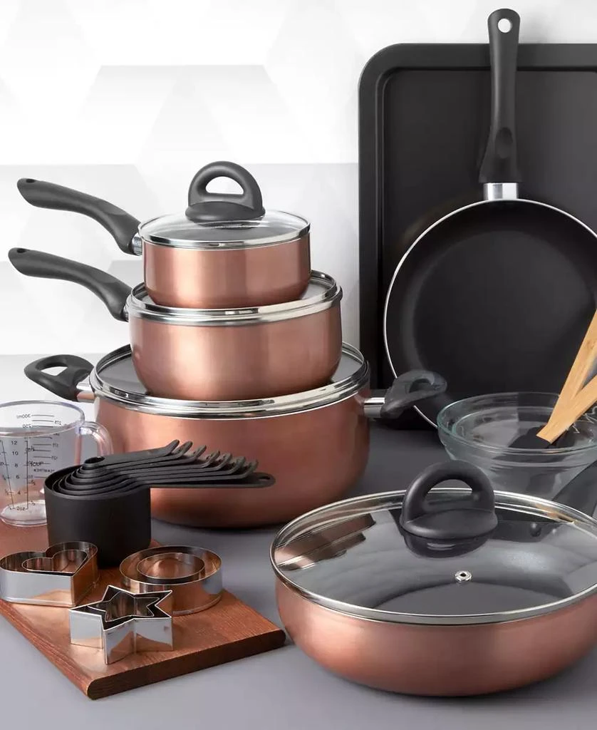 Basic Essentials 29-Pc. Nonstick Aluminum Cookware & Bakeware Set 5