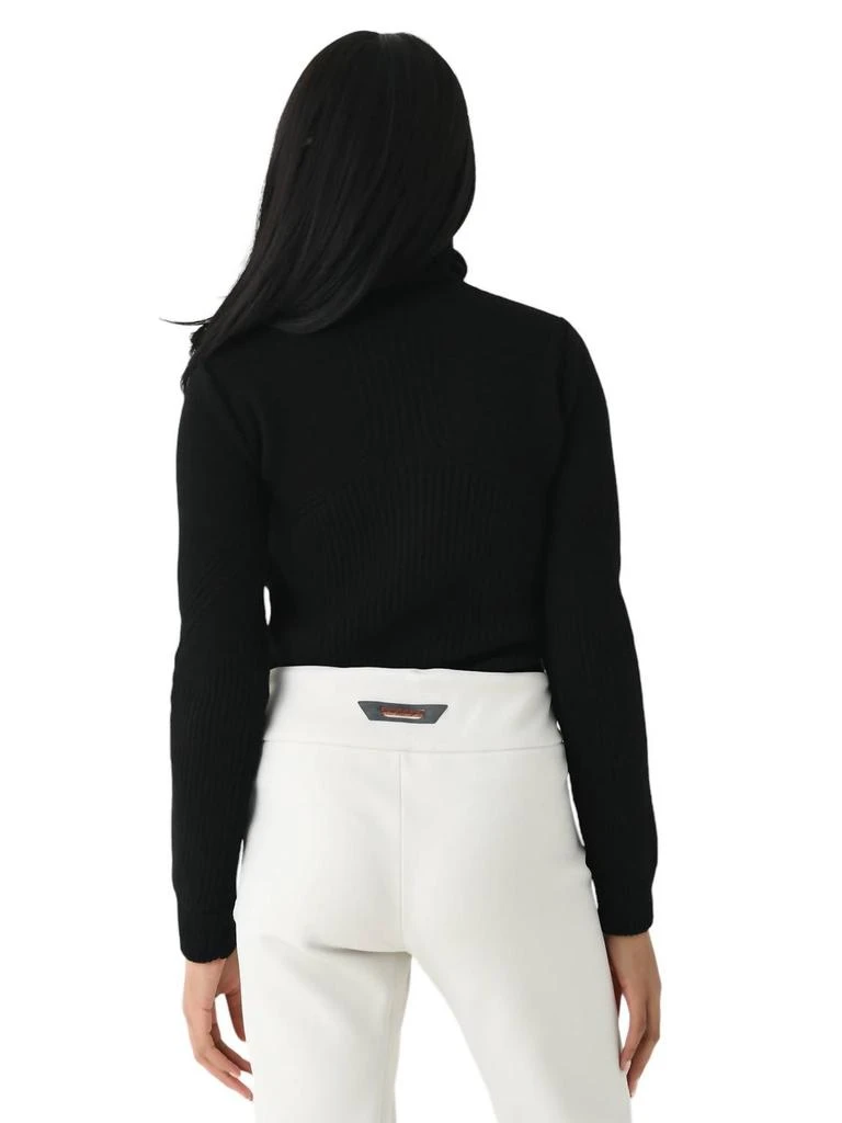 SEASE Avery Turtleneck Sweater In Caviar 3