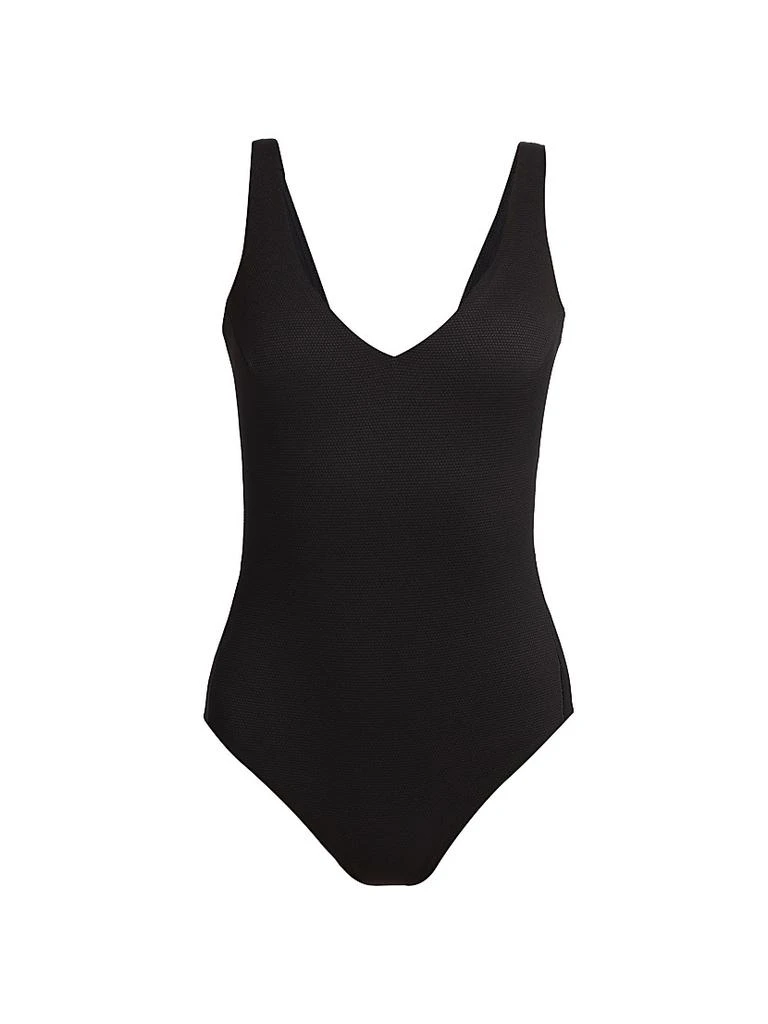SPANX Piqué Shaping One-Piece Swimsuit 1