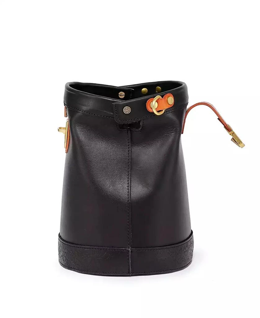 OLD TREND Women's Genuine Leather Doctor Bucket Crossbody Convertible Bag 4