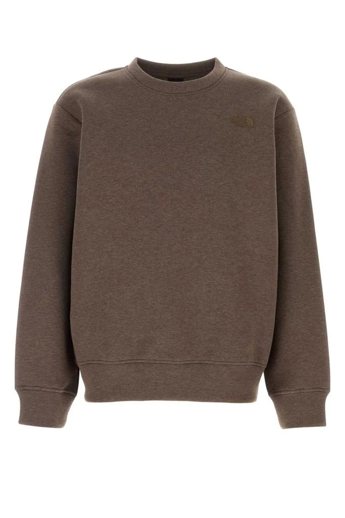 The North Face BROWN COTTON BLEND SWEATSHIRT 1