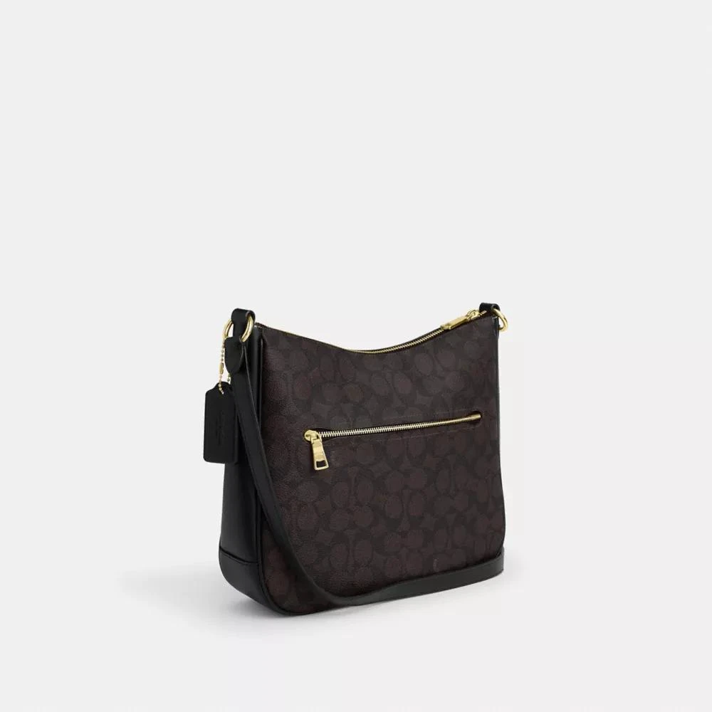 Coach Ellie File Bag In Signature Canvas 3
