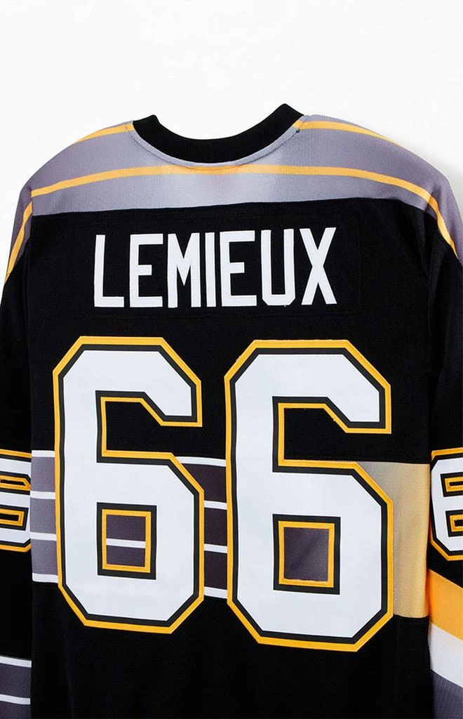 Mitchell & Ness Blue Line Mario Lemieux Pittsburgh Penguins 1996 Jersey 4