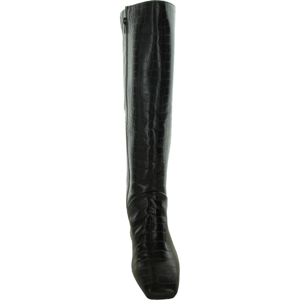 On 34th Millerr Womens Faux Leather Square Toe Knee-High Boots 3