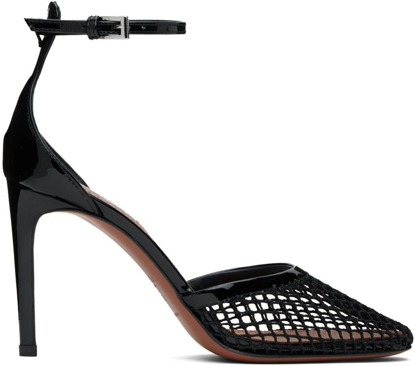 Alaïa Black High Fishnet Heels 1