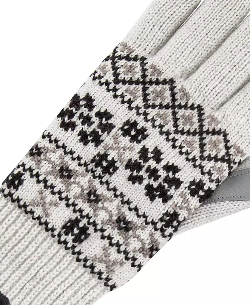 Isotoner Women's Nordic Fair Isle Knit Touchscreen Gloves 3