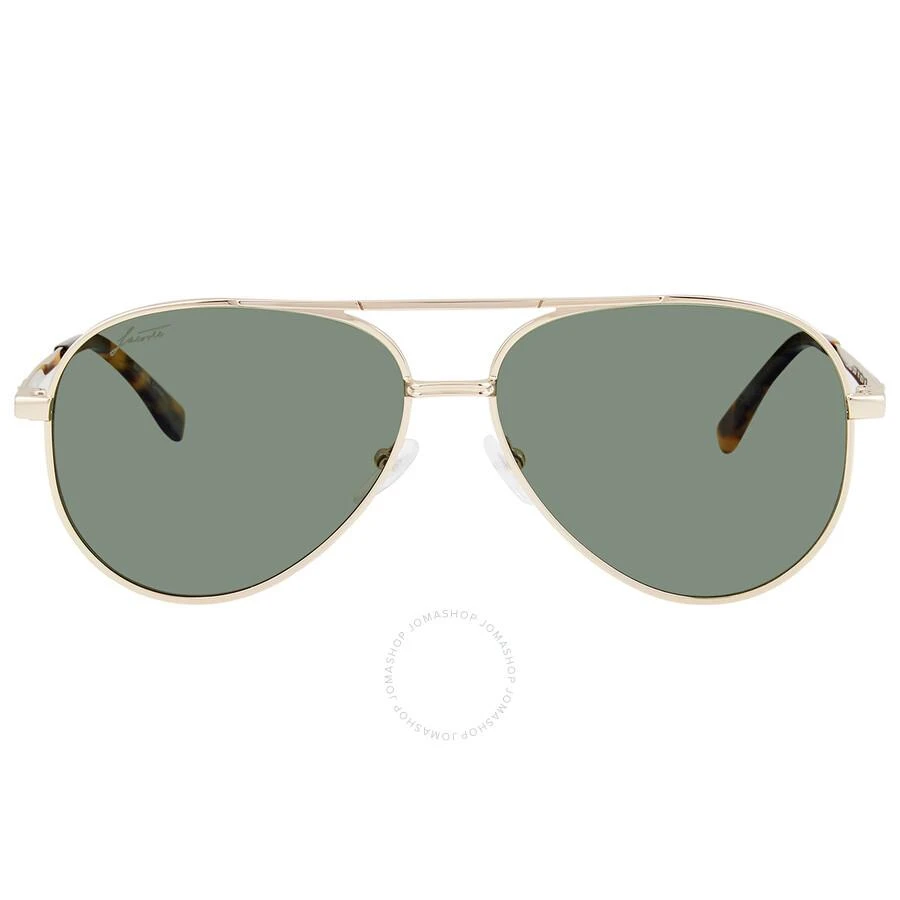 Lacoste Polarized Green Pilot Unisex Sunglasses L233SP 714 60 1