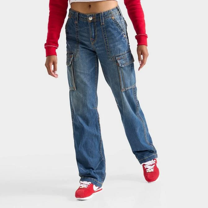 True Religion Women's True Religion Big T Cargo Jeans 1