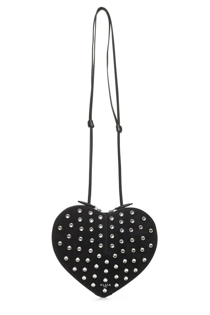 Alaïa Alaïa Le Coeur Curved Studded Crossbody Bag 1