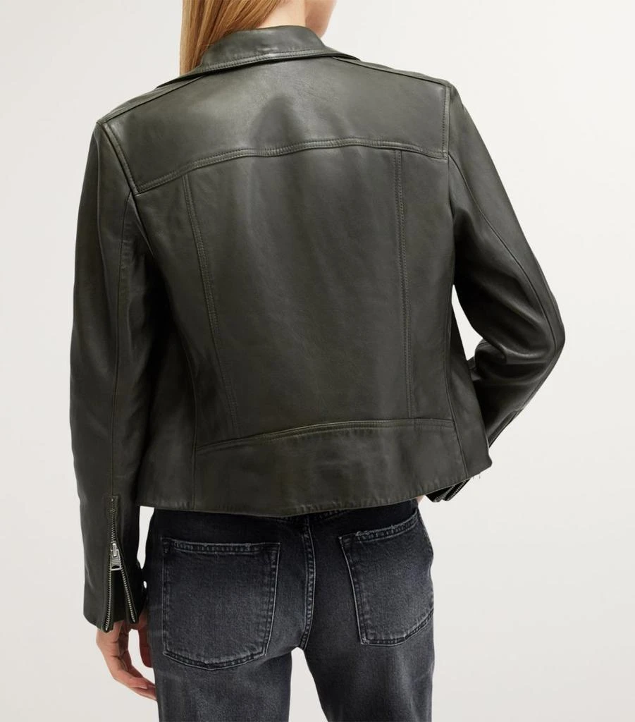 ALL SAINTS Leather Dalby Biker Jacket 5