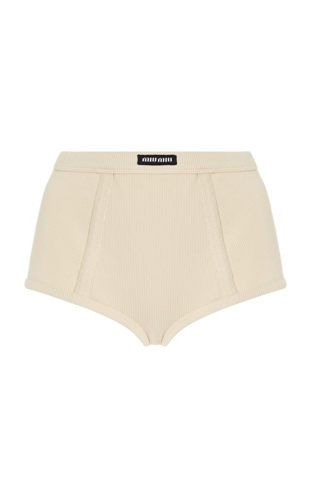 【MiuMiu】Technical silk briefs Miu Miu Technical Silk Briefs | Lyst
