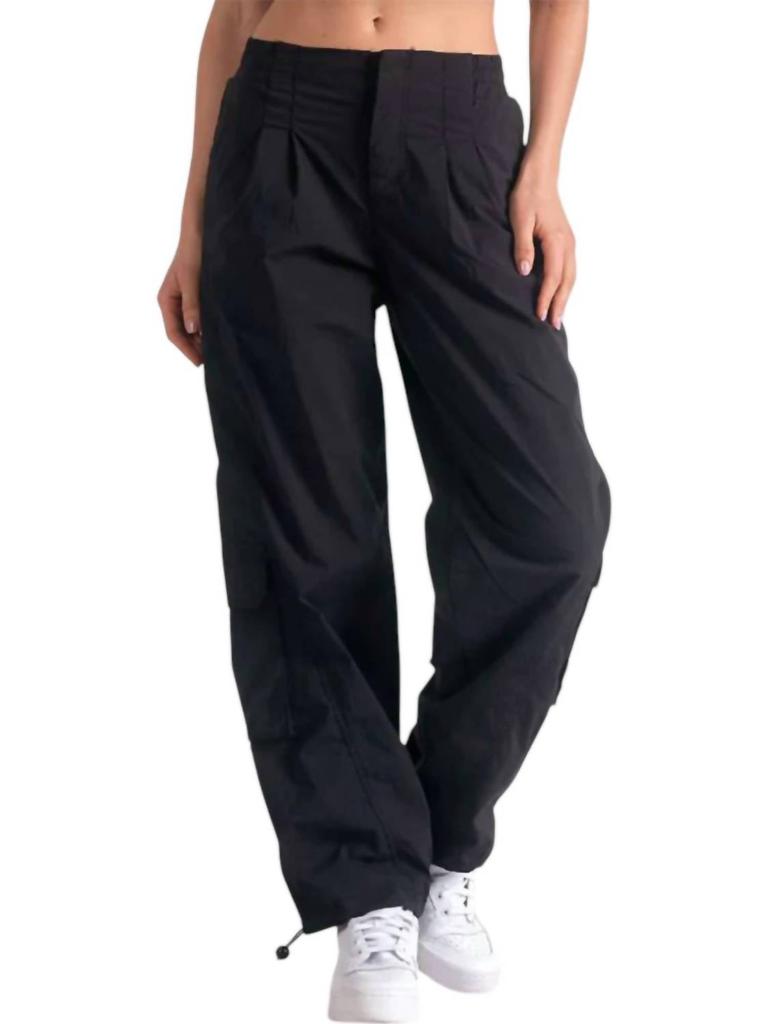 Elan Krystian Cargo Pant In Black