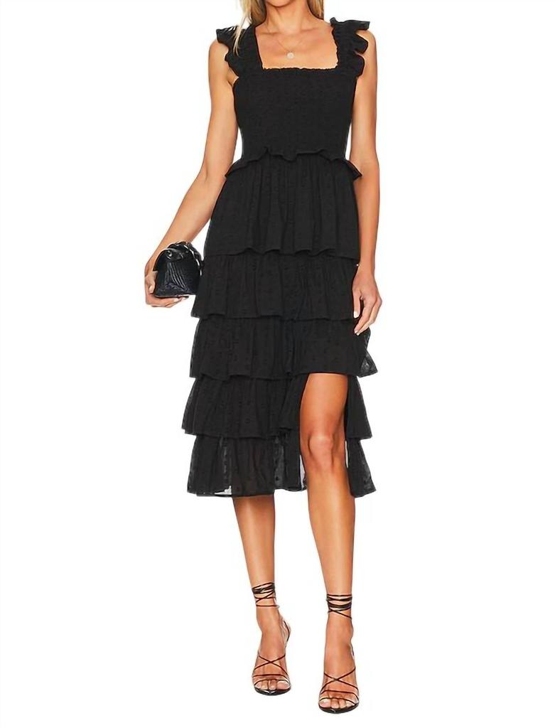 Tularosa Jude Midi Dress In Black