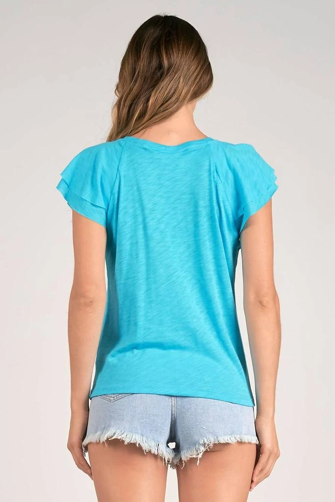 Elan Elan - Flouncy Sleeve Tee Top 3