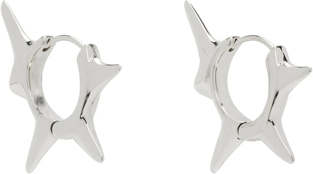 Vitaly Silver Fractal Earrings 2
