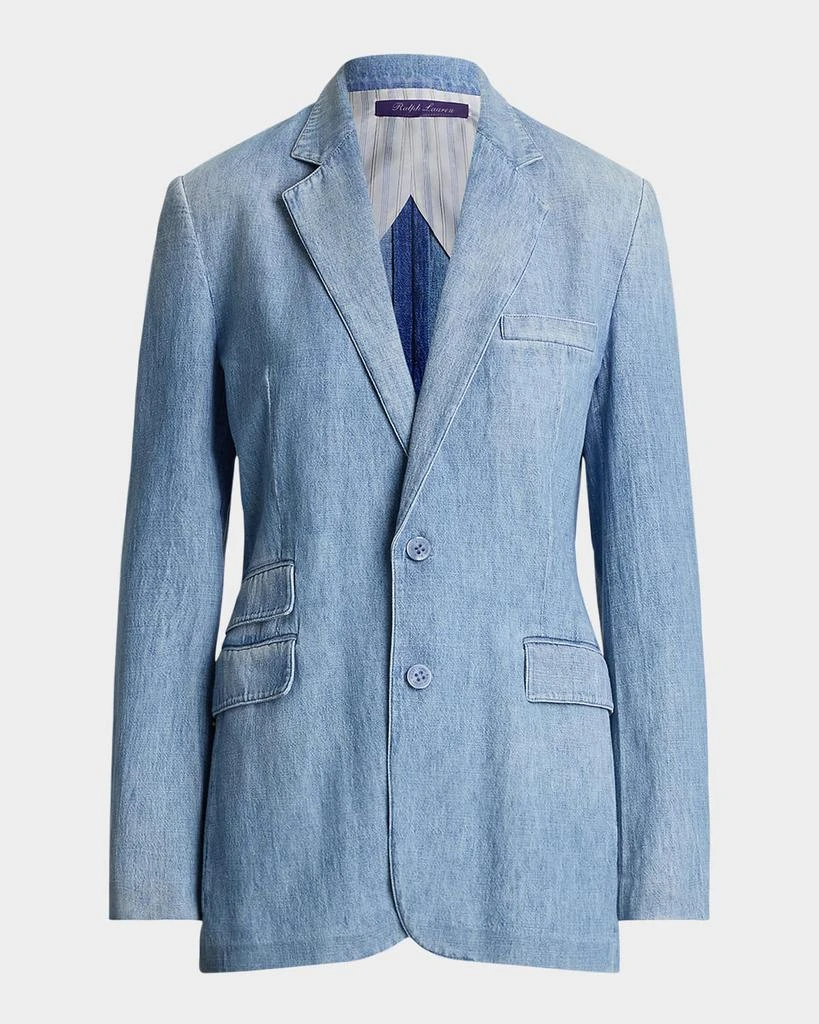 Ralph Lauren Russel Denim Single-Breasted Jacket 1