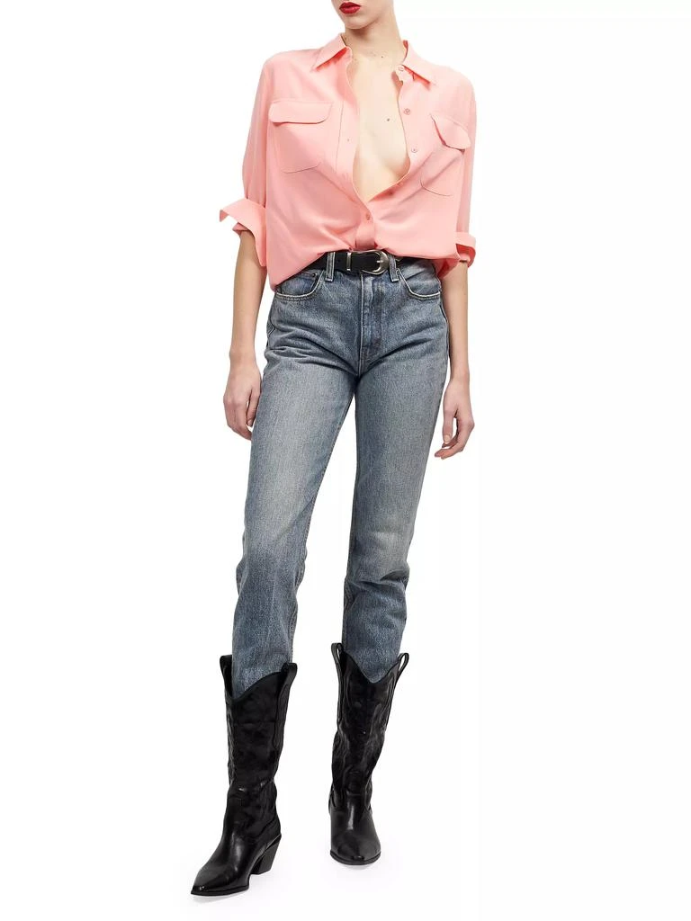 Equipment Signature Slim Silk Shirt 2