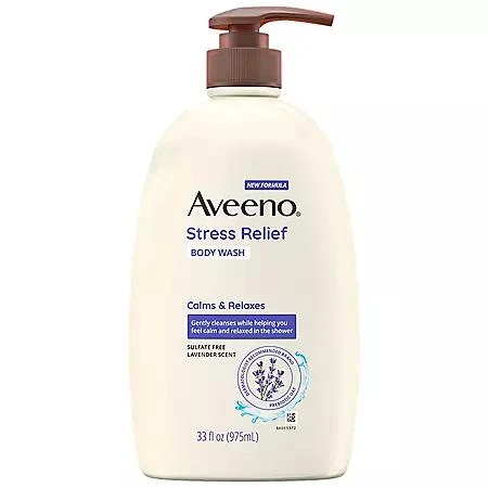 Aveeno Aveeno Stress Relief Body Wash, 33 fl. oz., 2 pk. 4