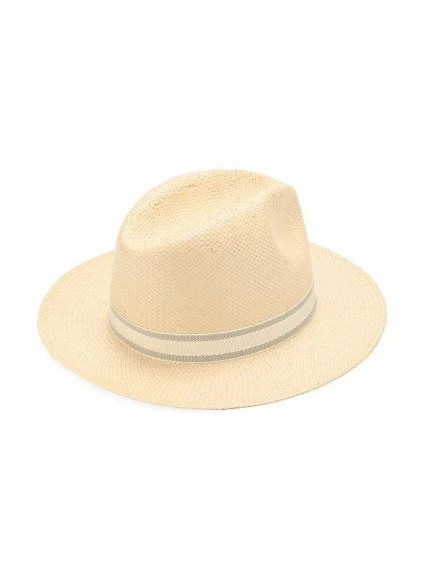Saks Fifth Avenue Indiana Paper Straw Panama Hat 2