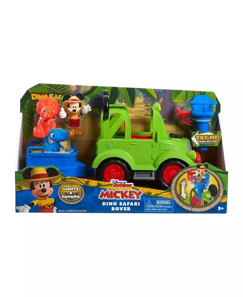 Mickey Mouse Disney Junior Dino Safari Rover 6-Piece Play Figures and Vehicle Playset 1