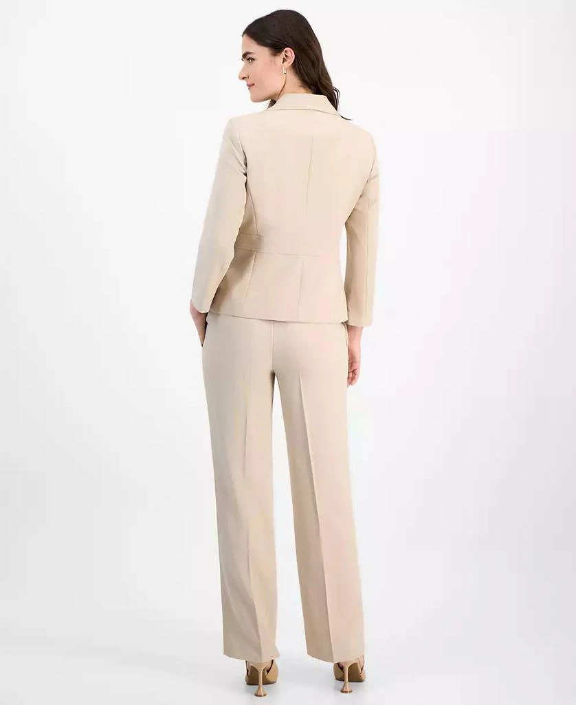 Le Suit Women's Two-Button Jacket & Pant Suit Regular & Petite Sizes 2