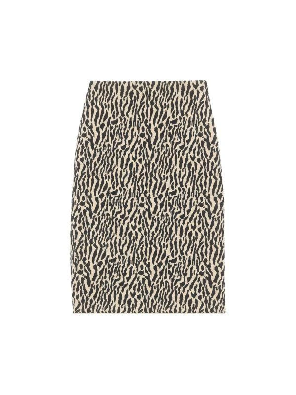 Theory Animal-Print Jacquard Midi Skirt 4