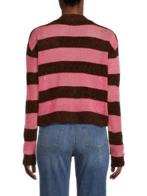 PINKO Stripe Alpaca Blend Cardigan 2