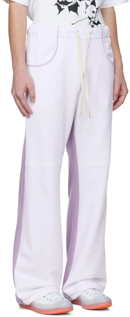 TheOpen Product SSENSE Exclusive White Contrast Lounge Pants 2