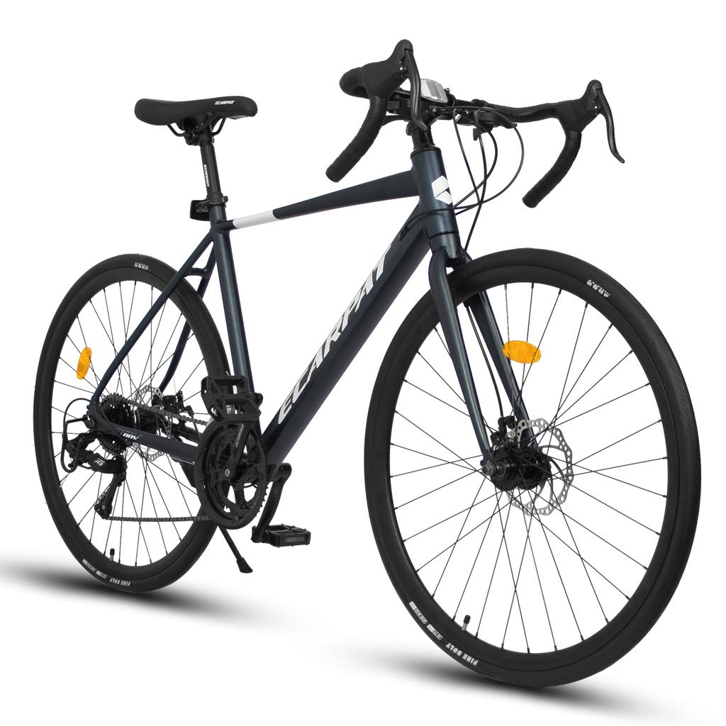 Streamdale Furniture Streamdale 700C Road Bike Disc Brakes, Aluminum Frame, 16-Speed, L Size
