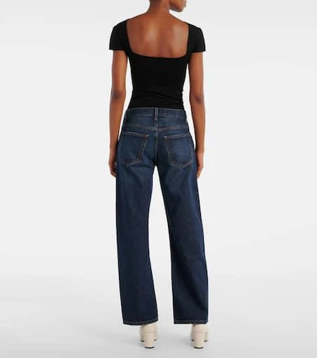 Khaite Kerrie mid-rise wide-leg jeans 3