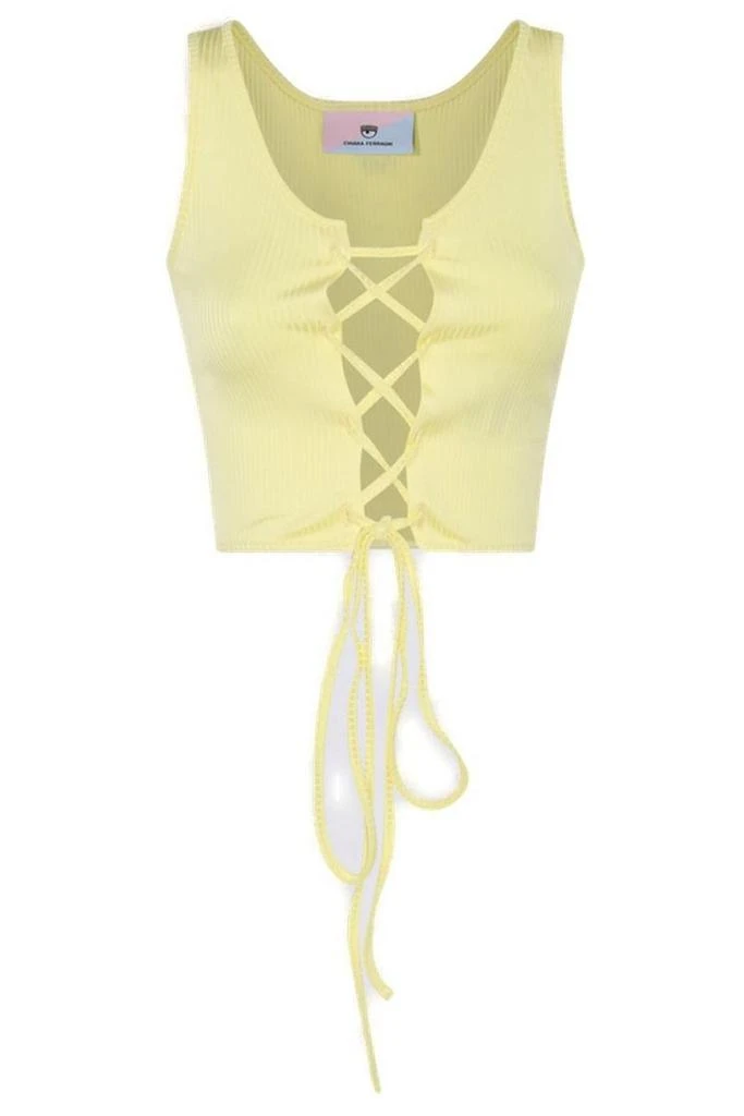 Chiara Ferragni Chiara Ferragni Lace-Up Cropped Tank Top 1