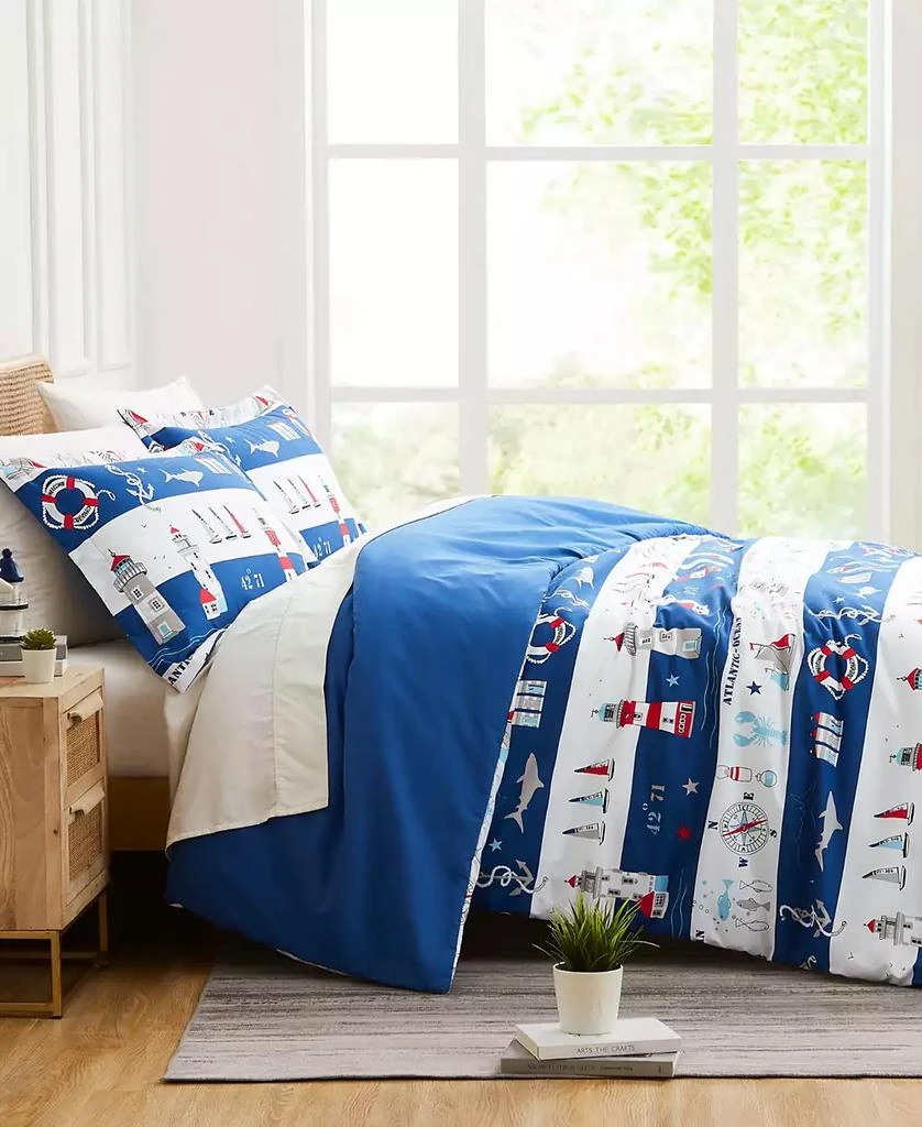 SOUTHSHORE FINE LINENS Atlantic Oversized Reversible 3-Pc. Comforter Set 3