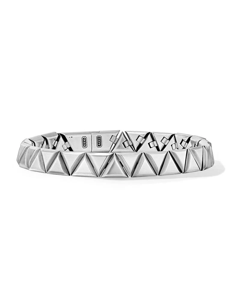 David Yurman Faceted Link Triangle Bracelet in Sterling Silver 1
