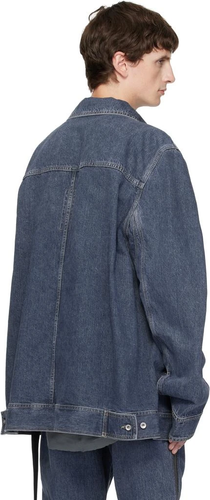 Rick Owens Blue Concordians Lido Worker Denim Jacket 3