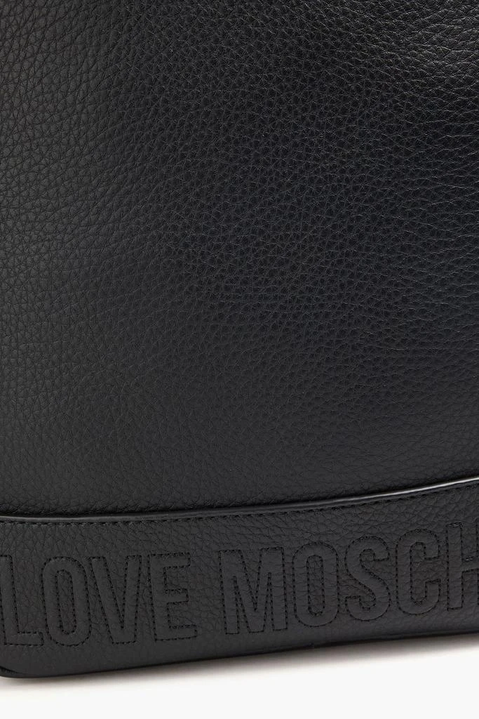 LOVE MOSCHINO Faux pebbled-leather backpack 4