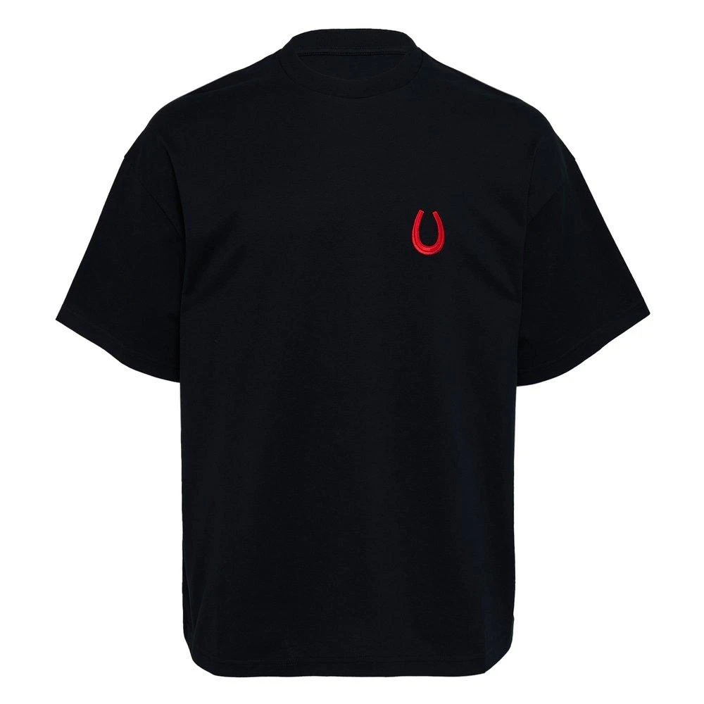 Jil Sander Jil Sander Horseshoe Embroidered Crew-Neck T-Shirt