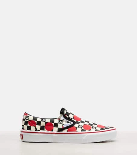 Valentino x Vans VLogo checked canvas slip-on sneakers 5