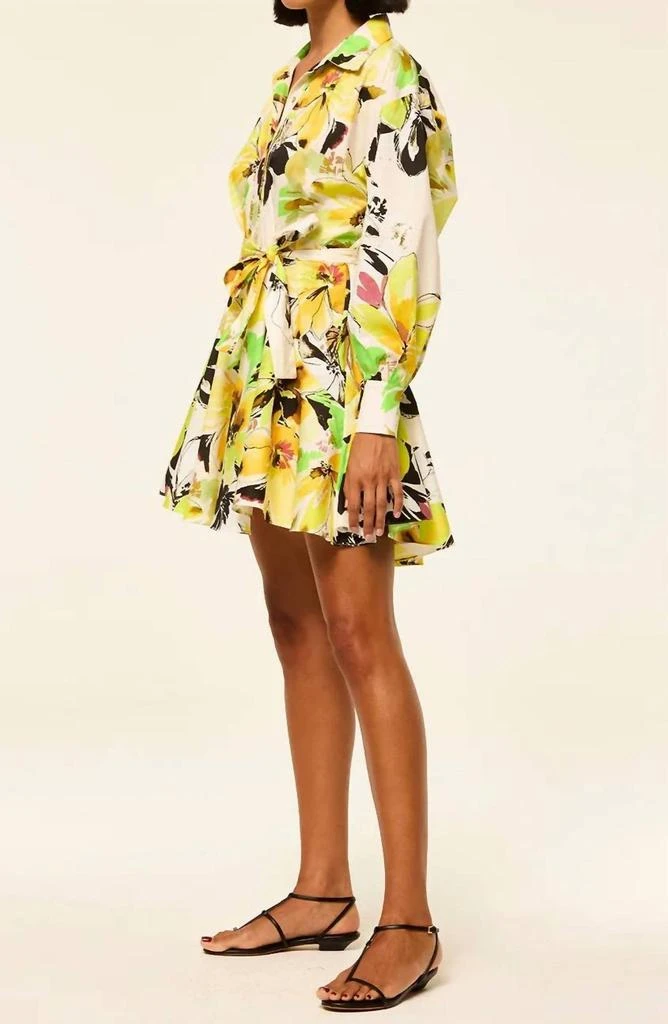 Shop Alora Long Sleeve Mini Shirt Dress In Lucent Blooms on Sale at  BeyondStyle  Get 34% Off Alora Long Sleeve Mini Shirt Dress In Lucent  Blooms with Limited-Time Flash Deals, Exclusive
